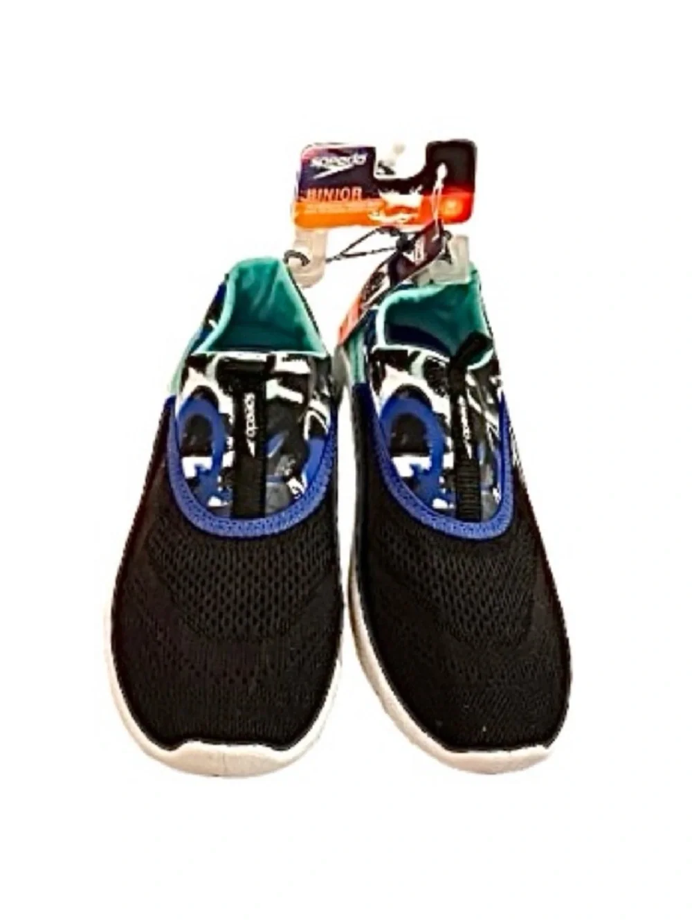 🆕- Speedo Junior Aqua-skimmer Water Shoes - Black M. Fits Kids Shoe 2-3